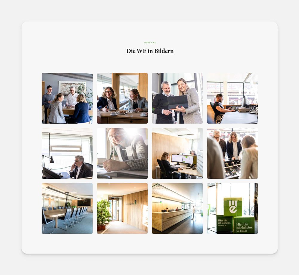 Zeichnen Sie ein sympathisches, attraktives Bild von Ihnen als Arbeitgeber, indem Sie ansprechende und authentische Fotos auf Ihrer Karriereseite platzieren.